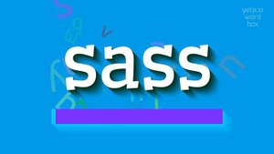 SASS - HOW TO PRONOUNCE SASS?