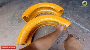 tyre flower pot / tyre gardening ideas / how to make tyre planters / old tires decoration / DIY