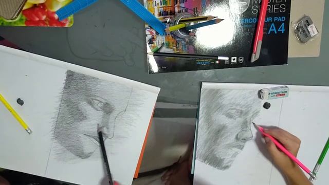 РИСУЕМ С НУЛЯ. ШТРИХОВКА. Рисование с детьми. Профиль.