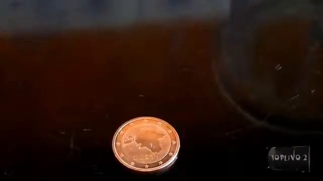 Делаем из медной монеты золотую химия) смотреть онлайн