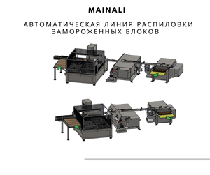 Mainali Линия распиловки замороженных блоков мяса