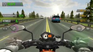 Обзор на мотоцикл zx 750. Traffic rider прохождение игры!