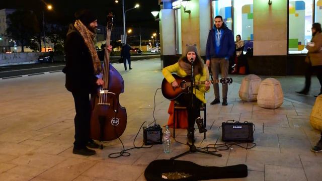 Уличные музыканты Старый Арбат 21.09.16 (2) смотреть онлайн