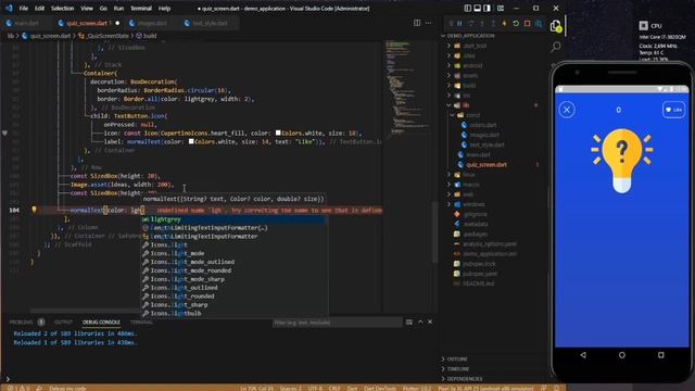 Flutter Responsive Quiz App with Timer | Flutter API | Quiz App Backend