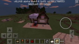 Умный дом в Minecraft pe 0.14.0 build 5 без модов!