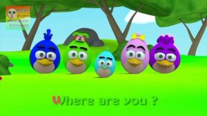 Angry Birds Finger Family Song Nursery Rhyme