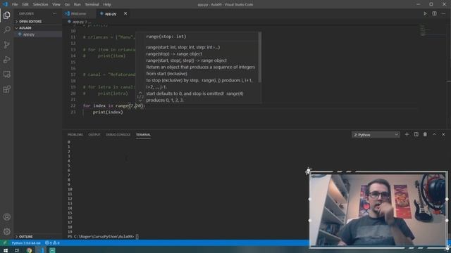 Curso de Python para iniciantes #09 - Loops: While e For смотреть онлайн
