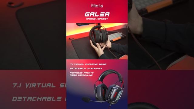 Unbox Headset Gaming - GAMEN GALEA