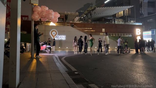 街拍廣州酒吧街，尋找一些精彩瞬間？4k walk china，Bar Street，Nightlife，GuangZhou city смотреть онлайн