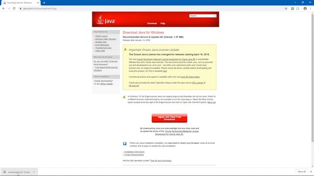 How to Install Java on Windows 10