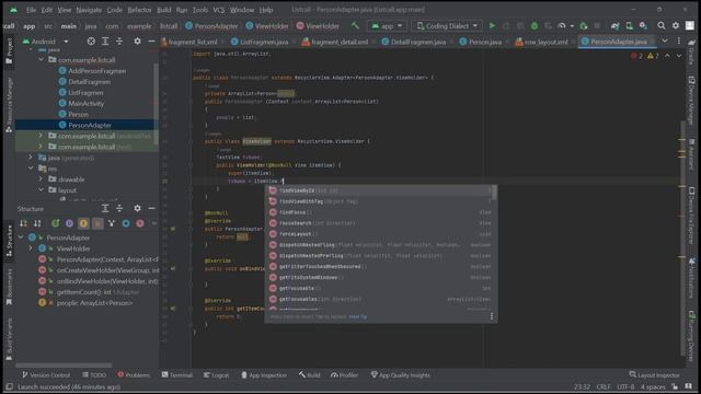 Part 25 | Fragments with Card View on Recycler View смотреть онлайн