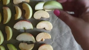 Как сушить яблоки в духовке на зиму-Готовить еду быстро и вкусно