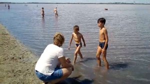 Соленое Сакское озеро мы!