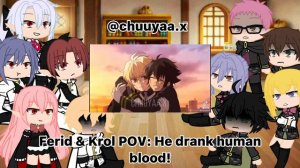Past Seraph Of The End React || Shinoa Squad & Some Vampires || !Spoilers! || Gacha Club