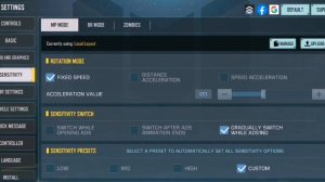 Best gyroscope sensitivity for cod mobile season 1"2022".. #codm