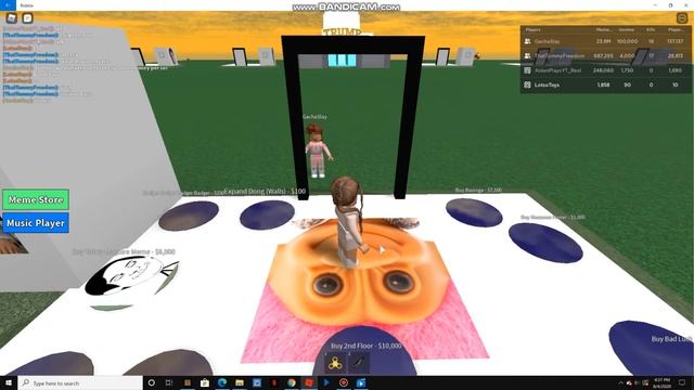 We played a Meme Tycoon in Roblox! смотреть онлайн