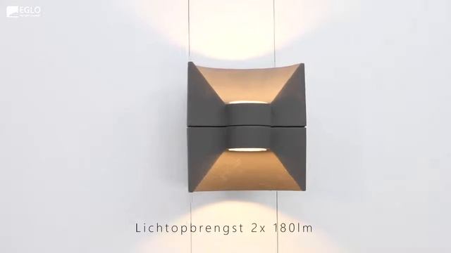 93368 - Уличный светодиодный светильник настенный REDONDO смотреть онлайн