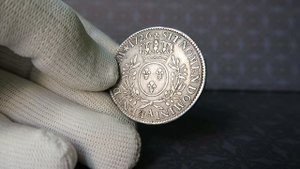 Экю Людовика XV 1726 год. Королевство Франция.