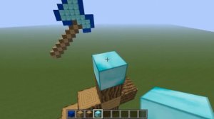 Алмазный топор в minecraft