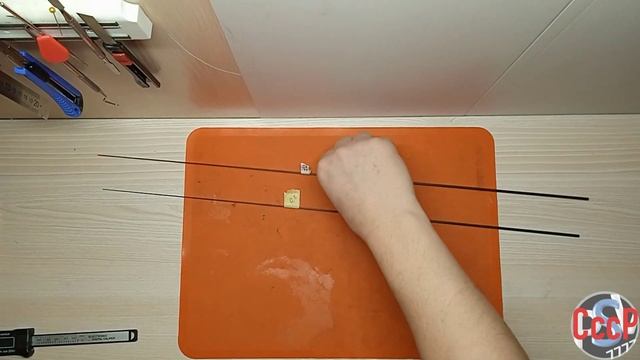 Подборка верхней части спиннинга - вклейки из цельного карбона, так же её называют солидом.