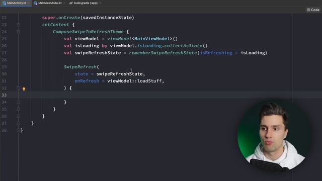 How to Swipe & Refresh Your List in Jetpack Compose - Android Studio Tutorial смотреть онлайн