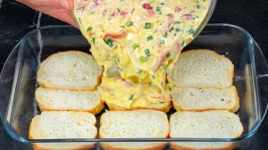 Не выбрасывайте черствый хлеб, а Приготовьте из него Вкуснейшую Запеканку в духовке