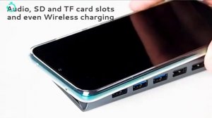 Docking Station USB Type C HUB To HDMI-Compatible Adapter OTG Vga RJ45 Lan Multi USB PD 3.0 USB-C..