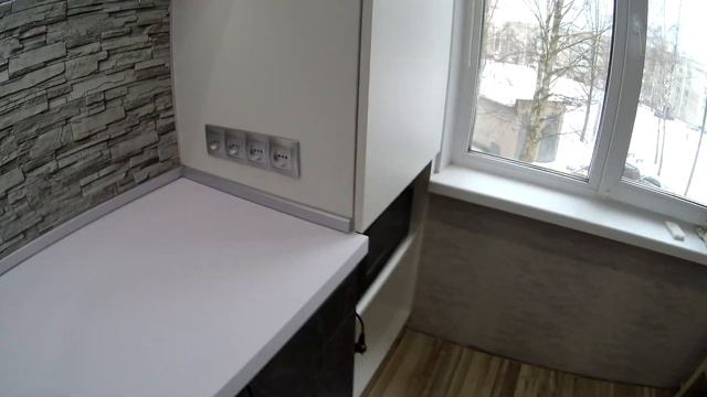 Очередной проект кухни из пластика Fenix смотреть онлайн