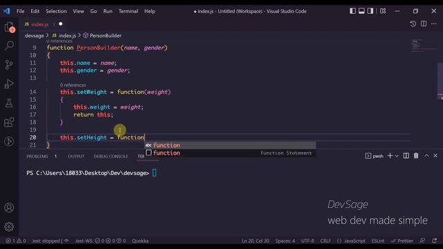 JavaScript Design Patterns #10 - Builder Pattern