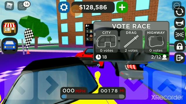 Играю в Roblox режим уличные гонки смотреть онлайн