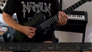 Sepultura - Subtraction (Rhythm Guitar Cover + Screentabs)