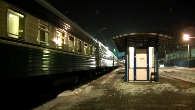 Отправление ЭП1М-621 с поездом Кисловодск — Москва смотреть онлайн