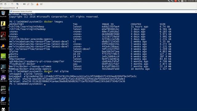Docker Remove Image (rmi sample) смотреть онлайн