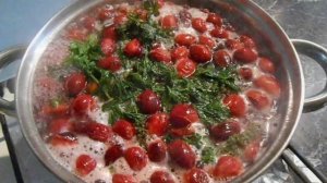 Компот из КИЗИЛА с мятой! Насыщенный и ароматный напиток!