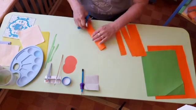 Заняття з художньо -продуктивної діяльністі конструювання з паперу ,, Ходить гарбуз по городу.,, смотреть онлайн