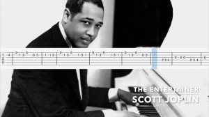 Scott Joplin - The Entertainer - Guitar TAB/Tutorial