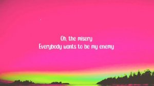 Imagine Dragons, JID - Enemy (Lyrics)| Oh the misery everybody wants to be my enemy