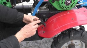 Лопата отвал . Минитрактор из мотоблока .