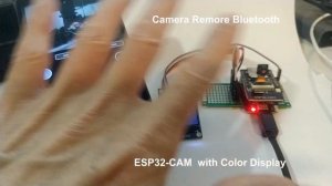 ESP32-CAM with Color Display for Camera Remote Bluetooth