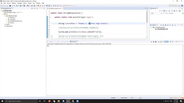 Kids for Code - Java Advanced: String Manipulation смотреть онлайн