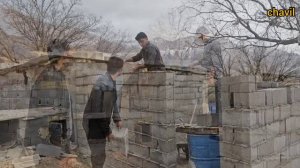 Relatives' help to the Chavil family in building a house and Mohammad and Fatima's illness