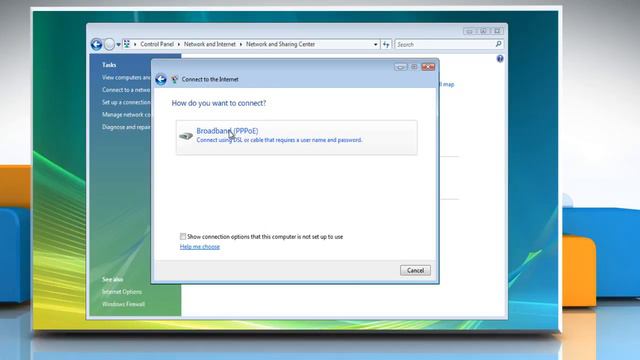 Windows® Vista: How to connect to the Internet? смотреть онлайн