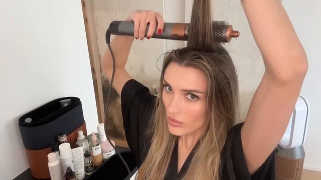 МОЯ ОБЪЕМНАЯ УКЛАДКА на Dyson для стекловидный волос. Средства для объема ?