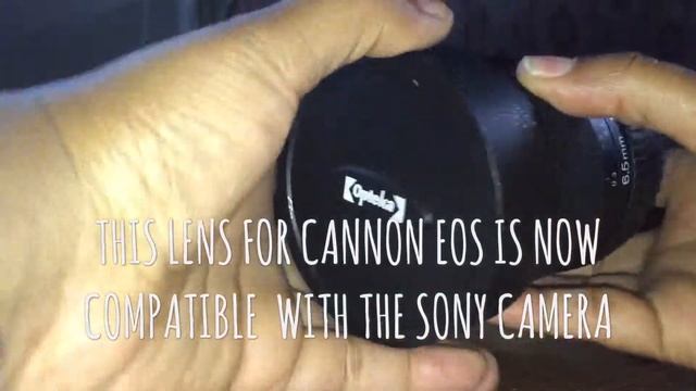 Sony NEX 5 Camera with 6.5mm OPTEKA lens смотреть онлайн