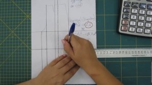 заужение брюк к линии колена