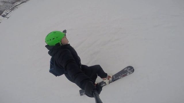 Alpine snowboard carving / жесткий сноуборд карвинг/Северный склон