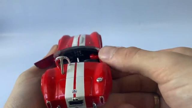 Машинка металлическая Kinsmart 1:32 1965 Shelby Cobra 427 SC KT5322D инерционная  Красный