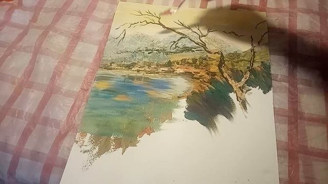 Перченок О Г Уроки живописи Пейзаж гуашь часть 3 смотреть онлайн