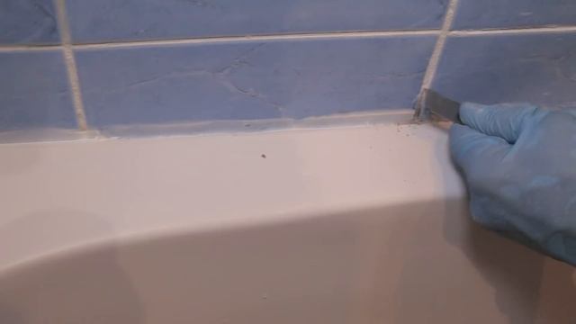 Удаление силикона с плесенью в ванной комнате смотреть онлайн