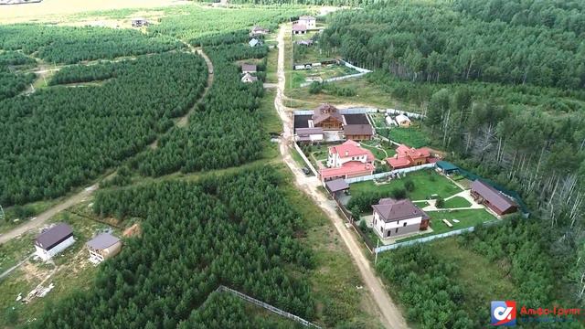 Аэросъёмка коттеджного посёлка "Добрый город" август 2019 г. смотреть онлайн